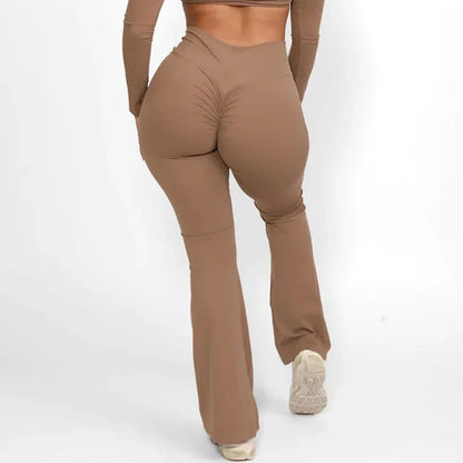 Scrunch Flare Gym Leggings